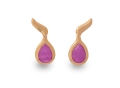 produtos combinacoes brinco dourado estilo gota fusion turmalina rosa 2944